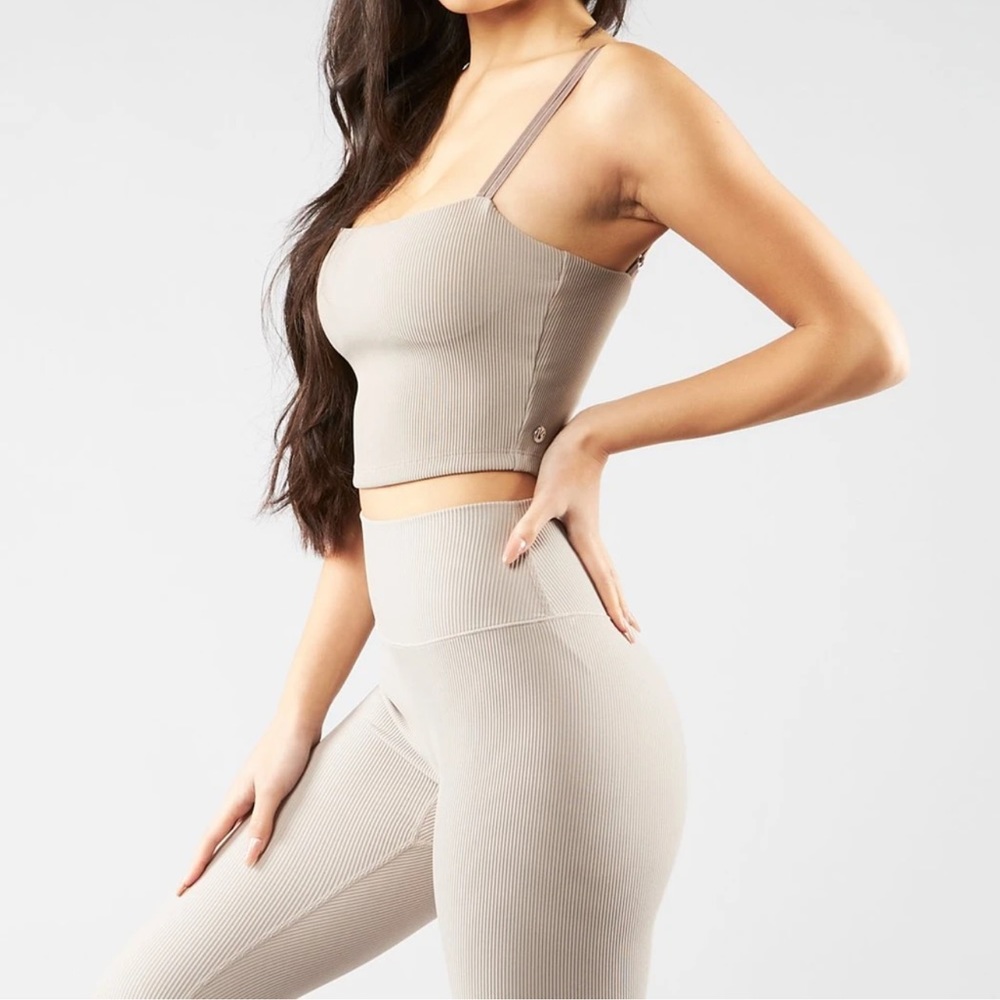 Buff Bunny Material Girl ribbed set